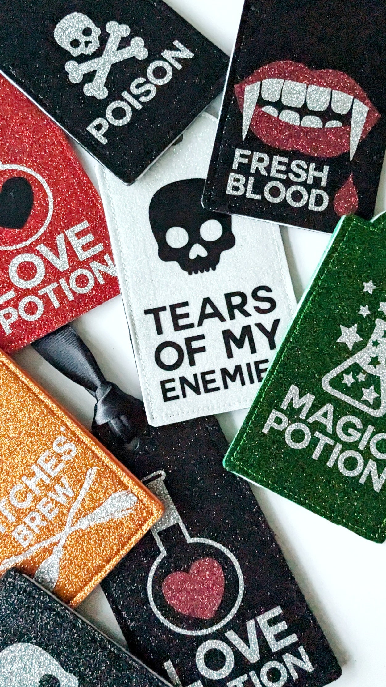 Halloween drink labels and tags