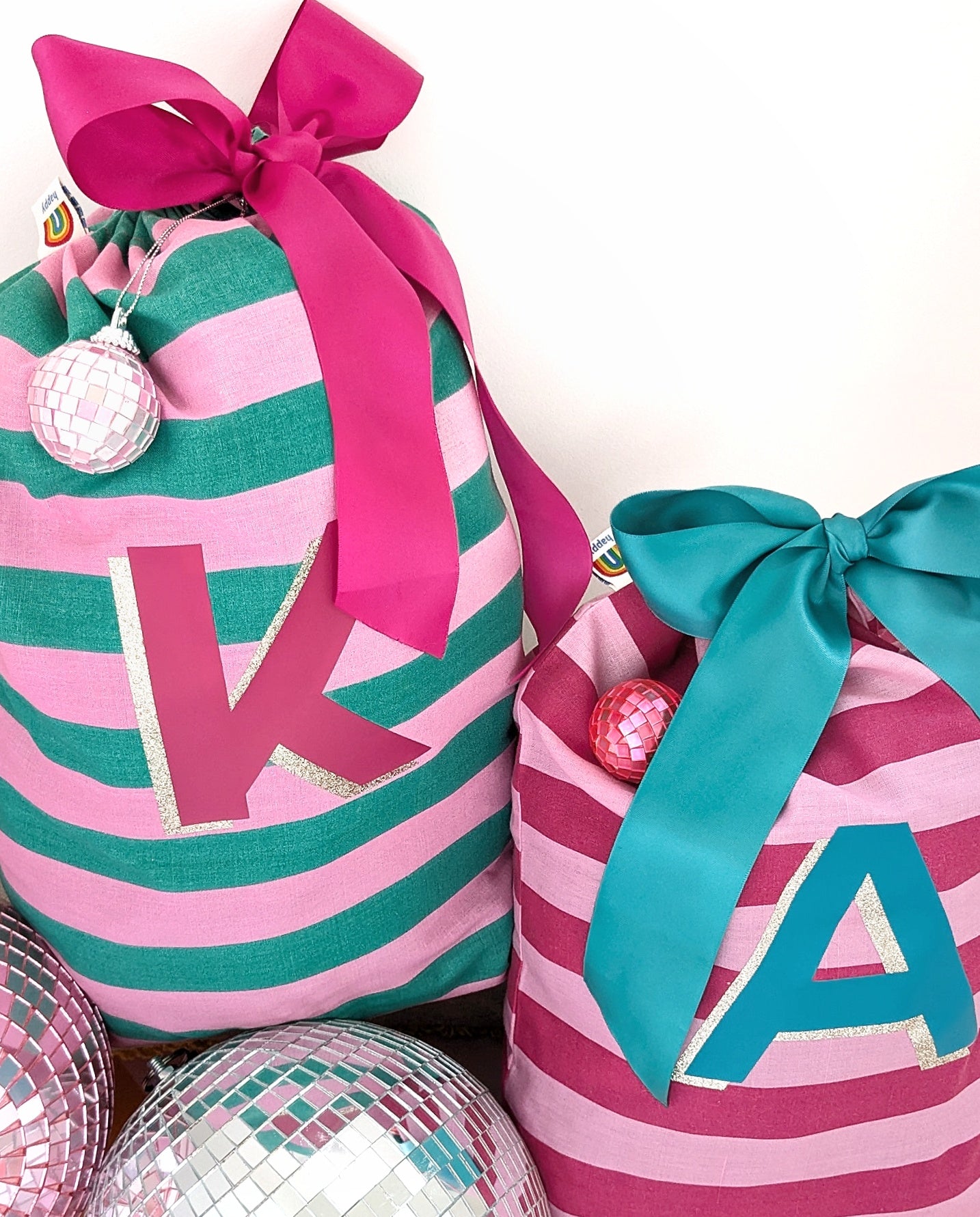 Personalised Christmas bags/reusable wrapping