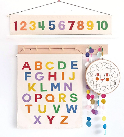 1-10 number & wall hanging banner