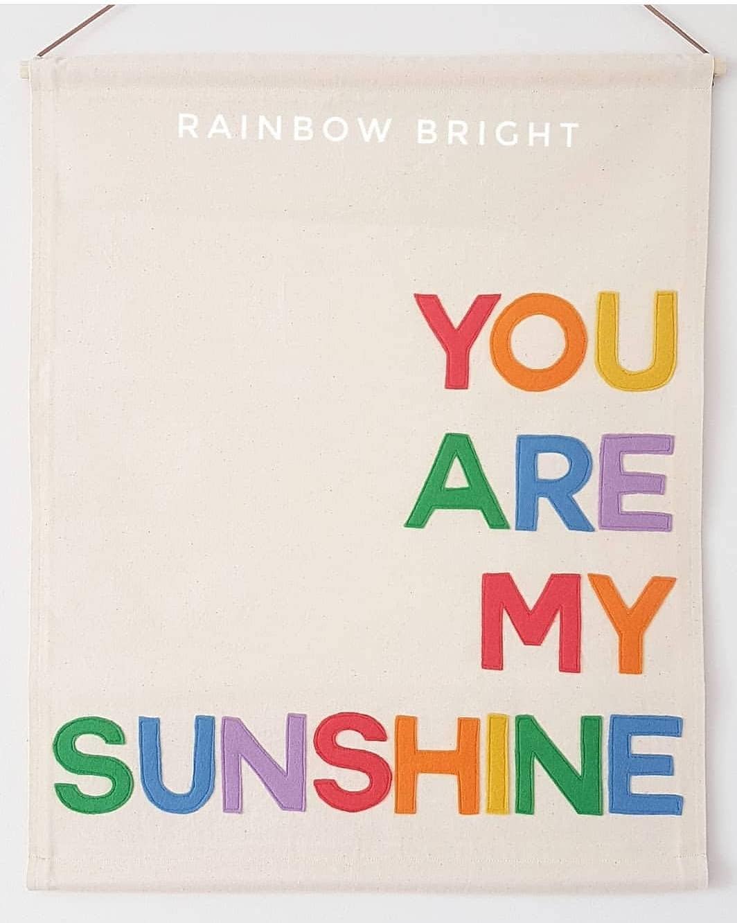 Twins Rock wall hanging in a choice of 3 colourways